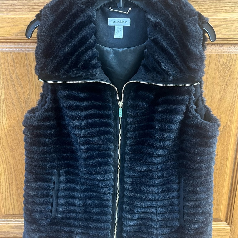 Calvin Klein Black Garment with Chain Detail